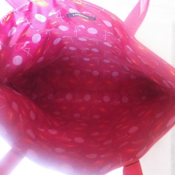 Lancome Paris Large Pink Reversible Shopping Tote - Picture 3 of 6